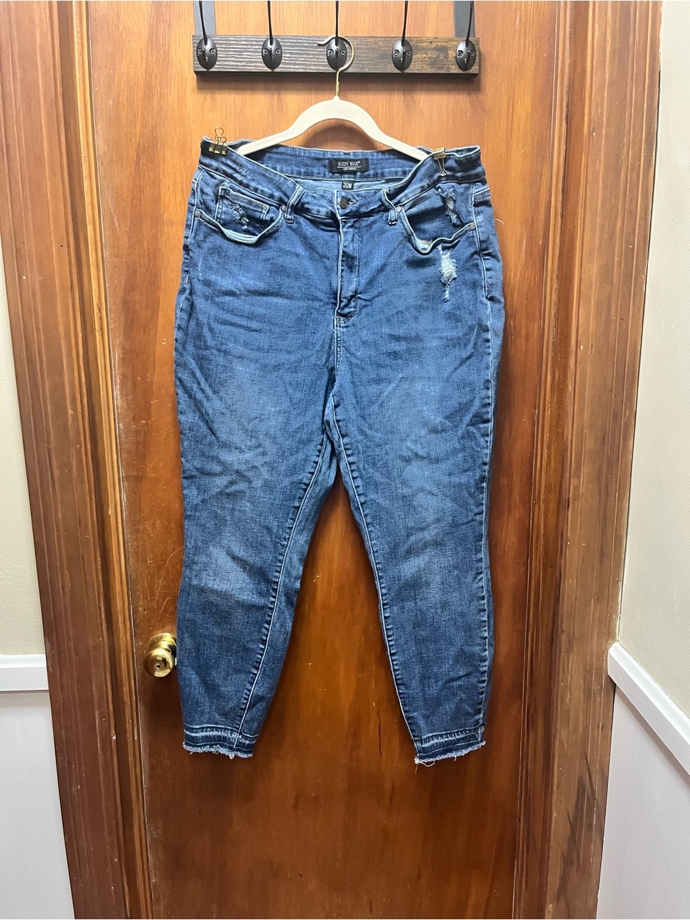 Judy Blue Dark Blue High-Rise Skinny Jeans 20w